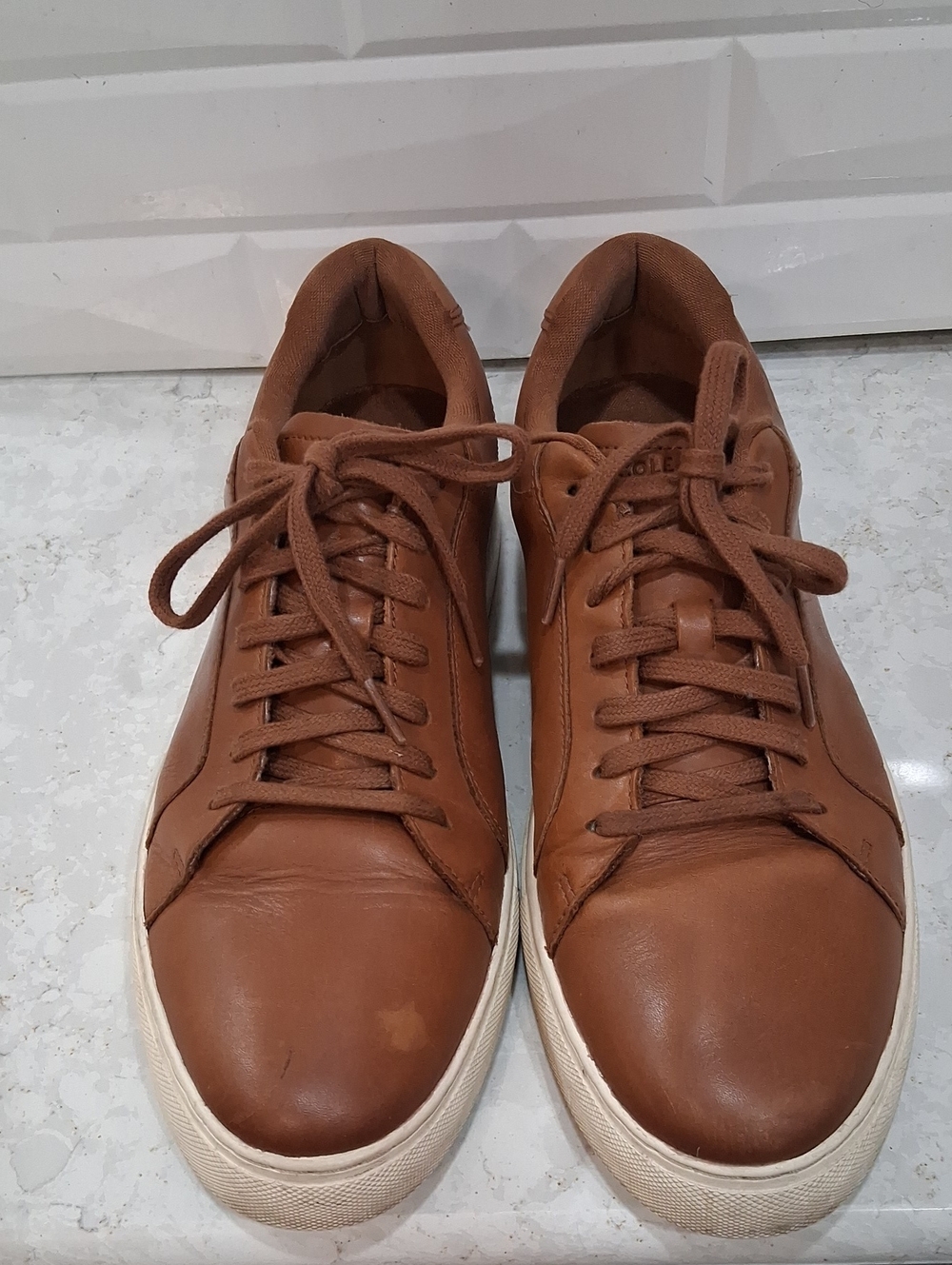 Cole Haan Men's Tan Grand Series Jensen Low Top Leather Sneakers Size 12